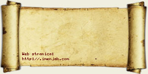 Ivana Perunac vizit kartica